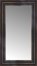 15" x 24" Aged Bronze Slope Custom Framed Mirror