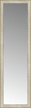 15" x 50" Libretto Antique Silver Custom Framed Mirror