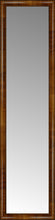 16" x 60" Belmont Light Brown Custom Framed Mirror