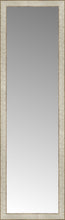 16" x 52" Libretto Antique Silver Custom Framed Mirror