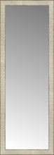 16" x 44" Libretto Antique Silver Custom Framed Mirror