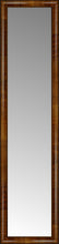 15" x 58" Belmont Light Brown Custom Framed Mirror