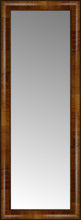 14" x 36" Belmont Light Brown Custom Framed Mirror