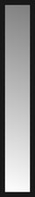 15" x 77" Soho Black Custom Framed Mirror