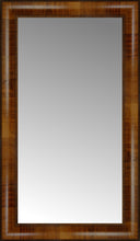 15" x 25" Belmont Light Brown Custom Framed Mirror