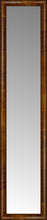 14" x 62" Belmont Light Brown Custom Framed Mirror