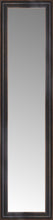 16" x 58" Aged Bronze Slope Custom Framed Mirror
