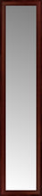 15" x 65" Ansley Mahogany Custom Framed Mirror