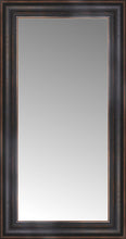 17" x 30" Aged Bronze Slope Custom Framed Mirror