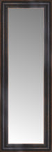 15" x 39" Aged Bronze Slope Custom Framed Mirror