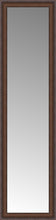 14" x 51" Banister Victorian-wal Custom Framed Mirror