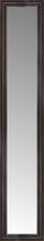 14" x 62" Aged Bronze Slope Custom Framed Mirror