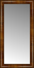 16" x 31" Belmont Light Brown Custom Framed Mirror