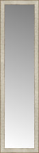 14" x 52" Libretto Antique Silver Custom Framed Mirror