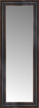 16" x 40" Aged Bronze Slope Custom Framed Mirror