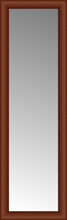 16" x 50" Ansley Cherry Custom Framed Mirror