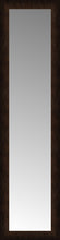 14" x 50" Dark Copper Custom Framed Mirror