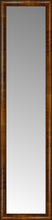 16" x 65" Belmont Light Brown Custom Framed Mirror