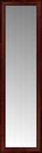 15" x 50" Ansley Mahogany Custom Framed Mirror