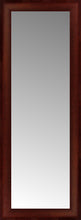 14" x 35" Ansley Mahogany Custom Framed Mirror