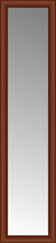 14" x 55" Ansley Cherry Custom Framed Mirror