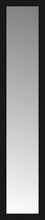 14" x 62" Soho Black Custom Framed Mirror