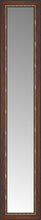 14" x 59" Malabar Walnut Custom Framed Mirror