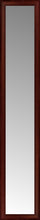 14" x 69" Ansley Mahogany Custom Framed Mirror