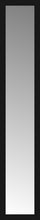 15" x 76" Soho Black Custom Framed Mirror