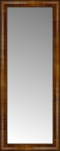 15" x 36" Belmont Light Brown Custom Framed Mirror