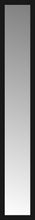 14" x 78" Soho Black Custom Framed Mirror