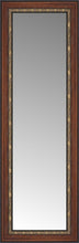 16" x 42" Malabar Walnut Custom Framed Mirror