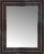 16" x 19" Aged Bronze Slope Custom Framed Mirror