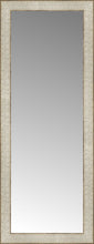 14" x 35" Libretto Antique Silver Custom Framed Mirror