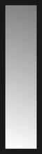 16" x 55" Soho Black Custom Framed Mirror
