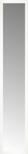 15" x 75" White Wide Cube Custom Framed Mirror