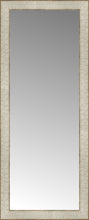 15" x 36" Libretto Antique Silver Custom Framed Mirror