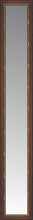 15" x 81" Malabar Walnut Custom Framed Mirror