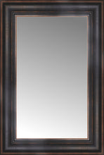 15" x 21" Aged Bronze Slope Custom Framed Mirror