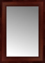 14" x 19" Ansley Mahogany Custom Framed Mirror