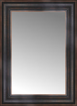 16" x 21" Aged Bronze Slope Custom Framed Mirror