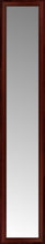 15" x 75" Ansley Mahogany Custom Framed Mirror
