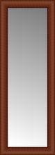 14" x 36" Ansley Cherry Custom Framed Mirror