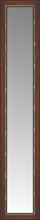 15" x 68" Malabar Walnut Custom Framed Mirror