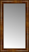 15" x 26" Belmont Light Brown Custom Framed Mirror