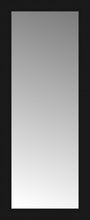 16" x 37" Soho Black Custom Framed Mirror