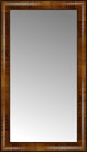 16" x 27" Belmont Light Brown Custom Framed Mirror