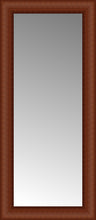 14" x 30" Ansley Cherry Custom Framed Mirror