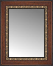 16" x 19" Malabar Walnut Custom Framed Mirror