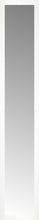 14" x 74" White Wide Cube Custom Framed Mirror